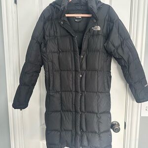 The North Face Women's Long Black Puffer Jacket